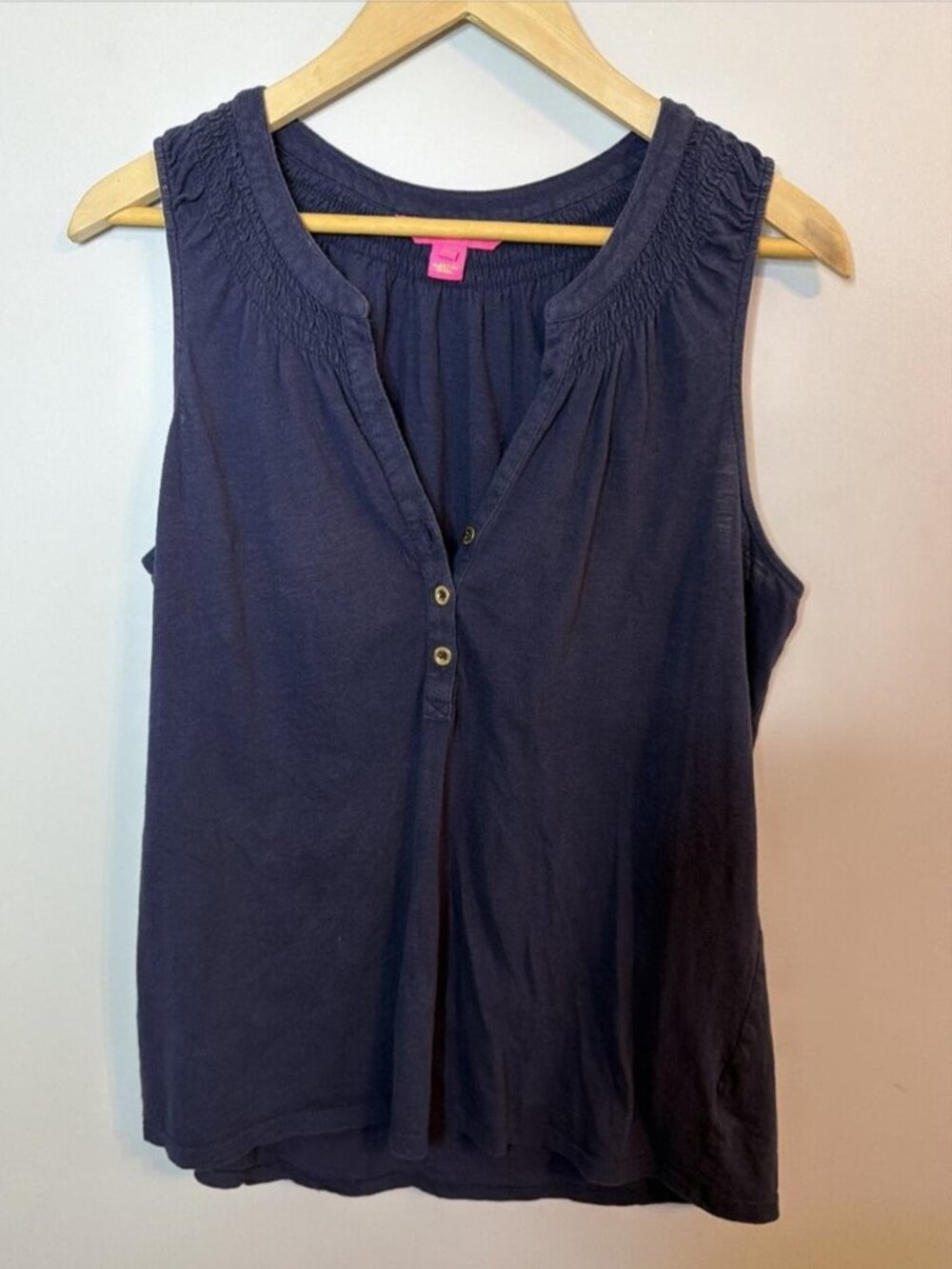 Tank Top Women M Navy Blue